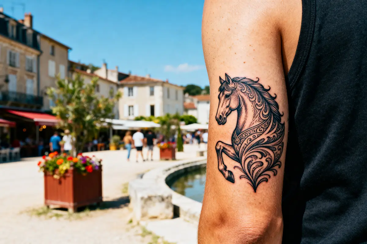 Tatouage cheval : 50 idées sublimes à adopter absolument