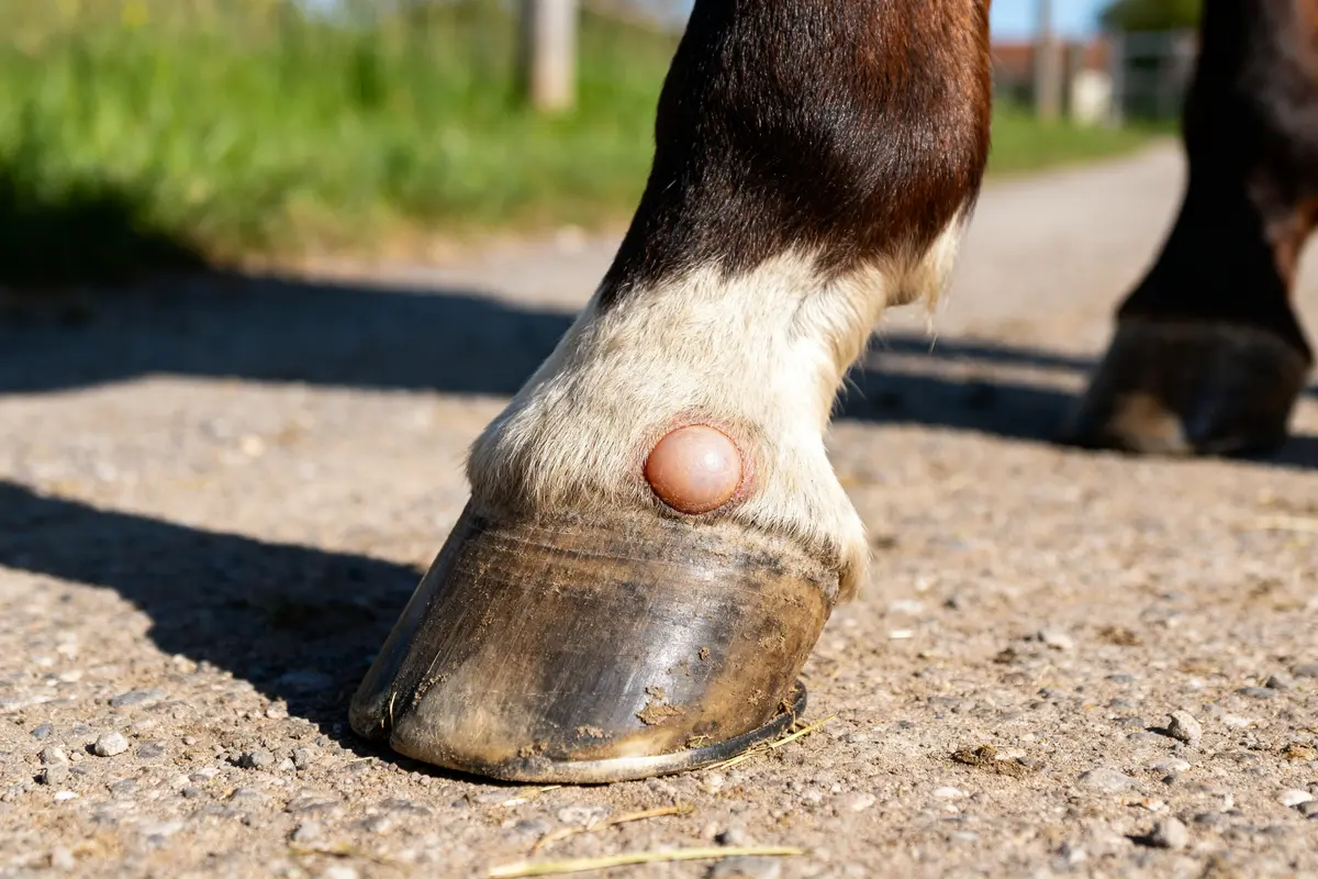 Articulation molette du cheval : causes, symptômes et soins